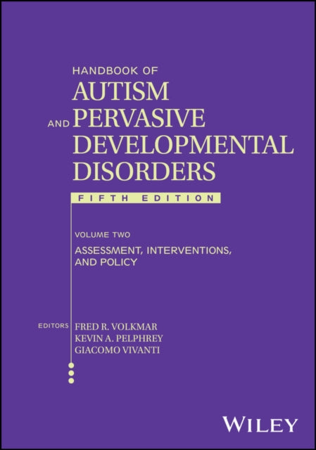Handbook Of Autism And Pervasive Develo