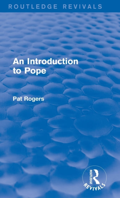 Introduction To Pope Routledge Revivals
