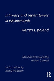 Intimacy & Separateness In Psychoanalysi