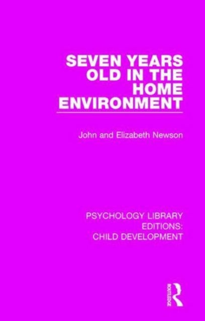 Seven Years Old In The Home Environment