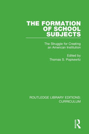 Formation Of School Subjects