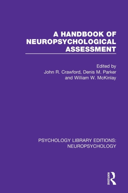 Handbook Of Neuropsychological Assessmen