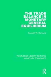 Trade Balance In Monetary General Equili