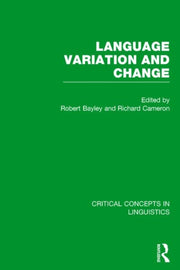Language Variation And Change By Bayley  Robert