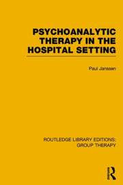 Psychoanalytic Therapy In The Hospital S