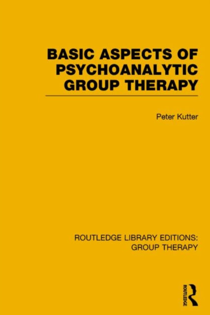 Basic Aspects Of Psychoanalytic Group Th