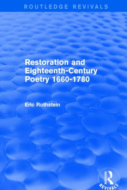 Restoration & Eighteenthcentury Poetry 1