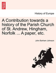 A Contribution Towards A History Of The