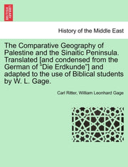 The Comparative Geography Of Palestine A