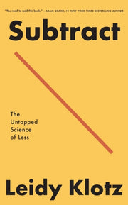 Subtract By Leidy Klotz