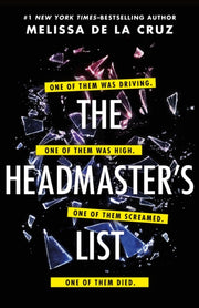 Headmasters List By Melissa De La Cruz