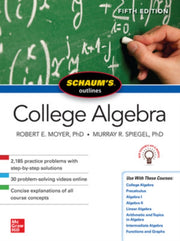 Schaums Outline Of College Algebra Fifth By Spiegel