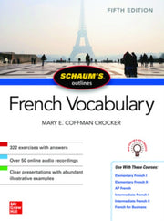Schaums Outline Of French Vocabulary Fif By Mary Coffman Crocker