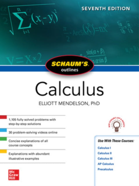 Schaums Outline Of Calculus Seventh E
