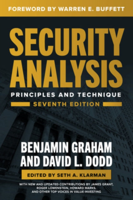 Security Analysis Seventh Edition Pri