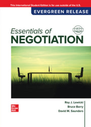 Essentials Of Negotiation Ise