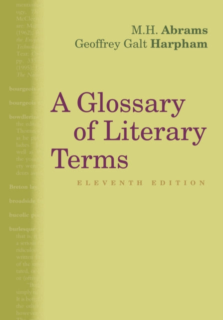 Glossary Of Literary Terms By Abrams
