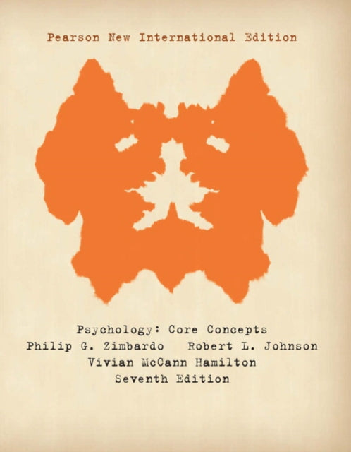 Psychology Pearson New International Edi By Zimbardo, Philip