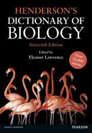 Hendersons Dictionary Of Biology By Lawrence  Eleanor