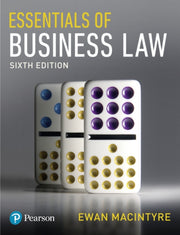 Essentials Of Business Law By Macintyre, Ewan