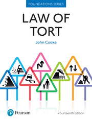 Law Of Tort By Cooke, John