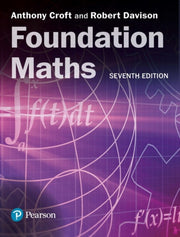 Foundation Maths By Croft, Anthony