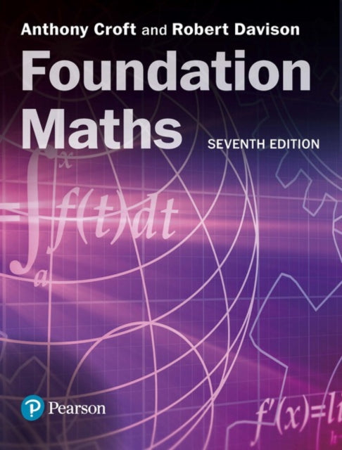 Foundation Maths By Croft, Anthony