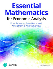 Essential Mathematics For Economic Analy