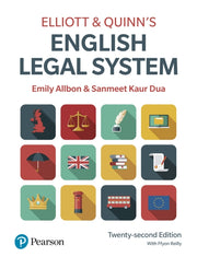 Elliott & Quinns English Legal System By Allbon, Emily