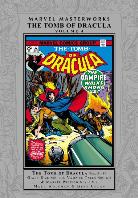 Marvel Masterworks/tomb Of Dracula Vol 4 By Wolfman, Marv Et Al