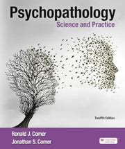Psychopathology 12e By Comer, Ronald J