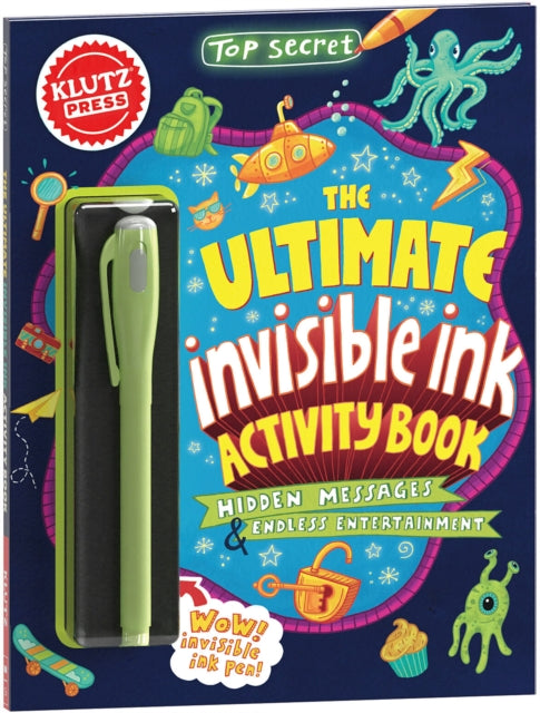 Top Secret Ultimate Invisible Ink Activi By Klutz