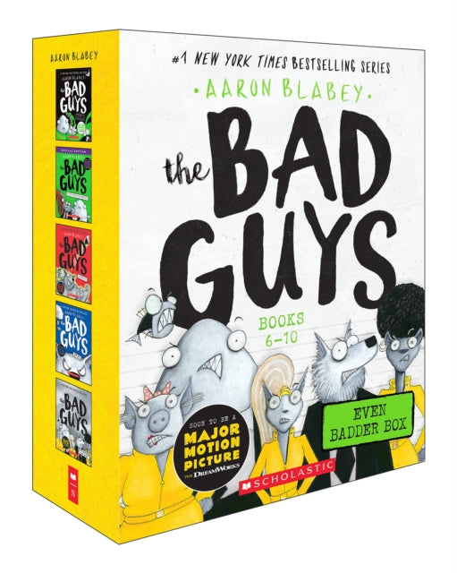 Bad Guys Even Badder Boxed Set Books 610 By Blabey, Aaron