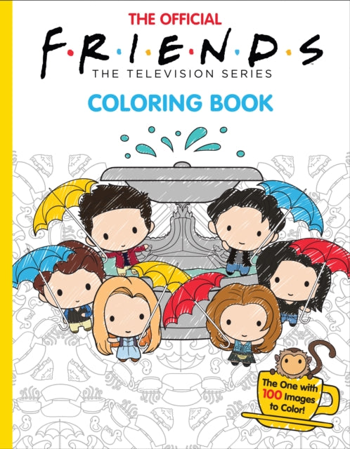 Official Friends Coloring Book By Scholastic