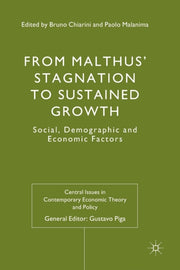 From Malthus' Stagnation To Sustained Gr