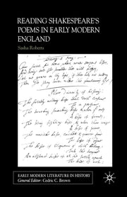 Reading Shakespeare's Poems In Early Mod