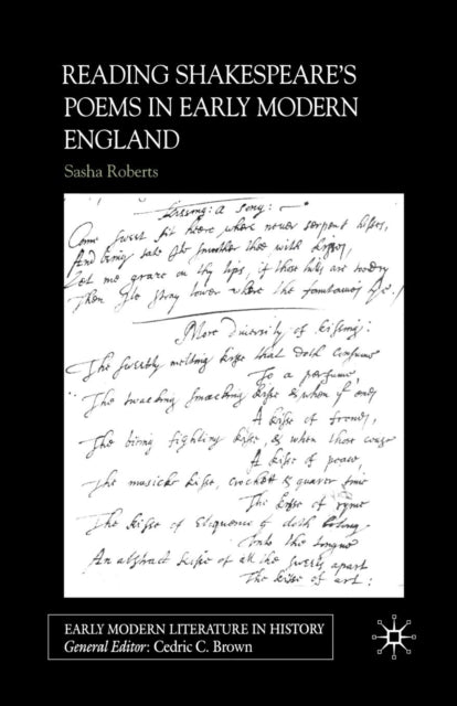 Reading Shakespeare's Poems In Early Mod