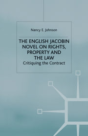 The English Jacobin Novel On Rights, Pro By Johnson, N.