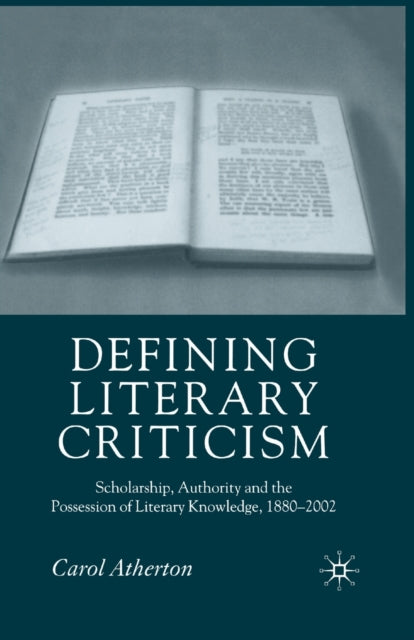 Defining Literary Criticism : Scholarshi
