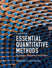 Essential Quantitative Methods By Les Oakshott Kathy K