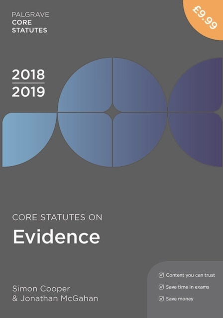Core Statutes On Evidence 201819