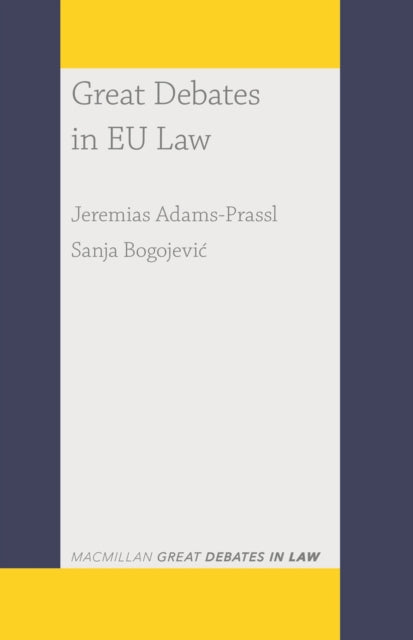 Great Debates In Eu Law