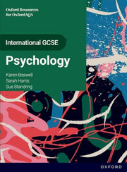 Oxford Aqa Igcse Psychology Student Book By Boswell, Karen