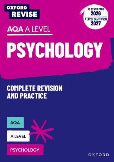 Oxford Revise Aqa A Level Psychology Rev
