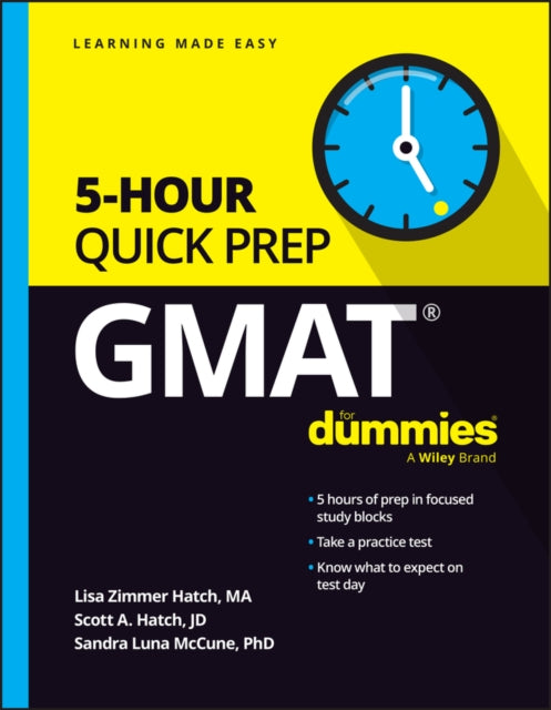 Gmat 5 Hour Quick Prep For Dummies