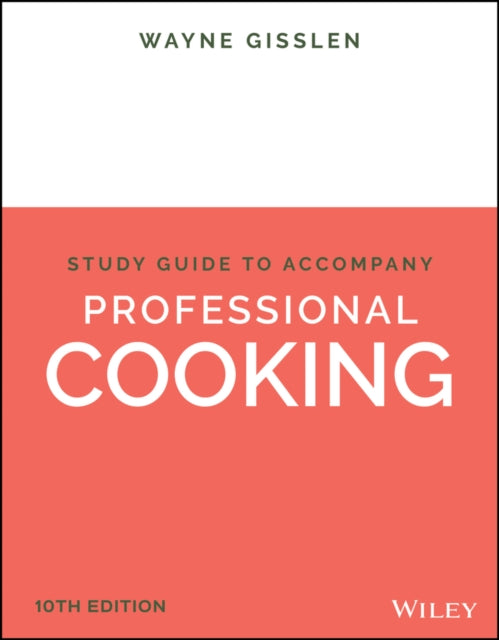 Student Study Guide For Professional Co By Wayne Gisslen
