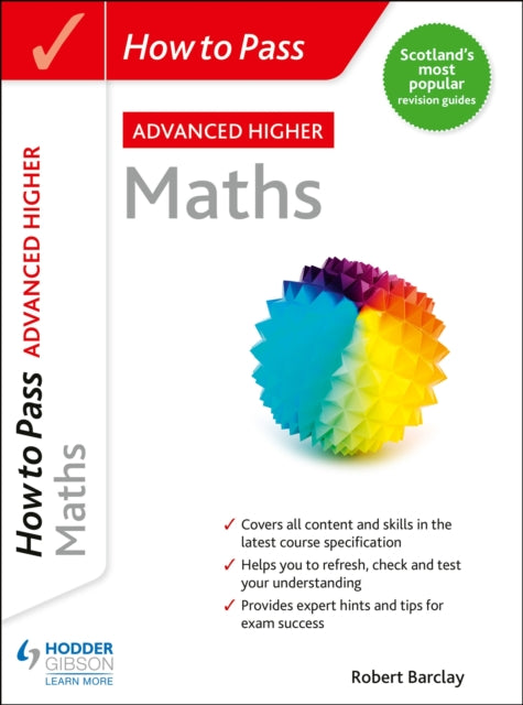 How To Pass Sqa Advanced Higher Maths