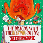 Dragon With/blazing Bottom At Christmas
