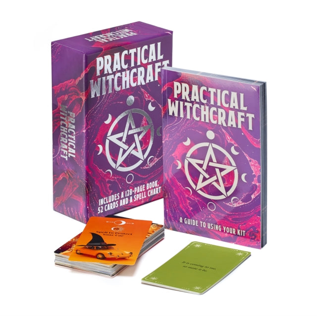 Practical Witchcraft Book & Card Deck By Marie Bruce