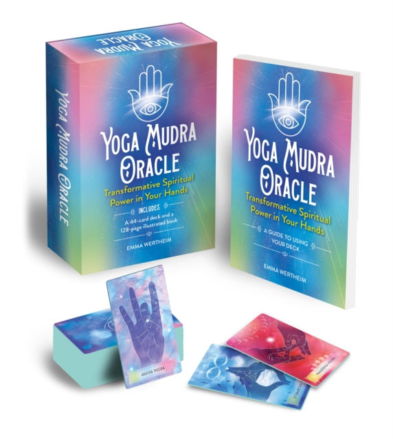 Yoga Mudra Oracle Book & Card Deck By Emma Wertheim